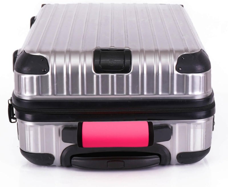 Gowraps Luggage Handle Wrap 2 Pack Luggage Handle Wraps for Suitcase Bright Neoprene Luggage Handle Covers/Extender/Identifiers-Travel Accessories Must Haves (Pink-2 Pack) - Image 4